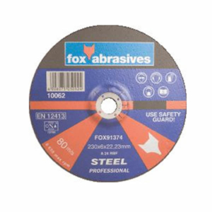 ABR FOX Grinding Disc Steel 230X6MM Prof
